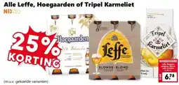 Coop Alle Leffe, Hoegaarden of Tripel Karmeliet aanbieding