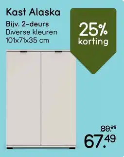 Leen Bakker Kast Alaska aanbieding