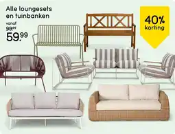 Leen Bakker Alle loungesets en tuinbanken aanbieding