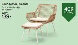 Leen Bakker Loungestoel Grand aanbieding