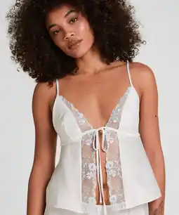 Hunkemoller Hunkemöller Cami Peonie Wit aanbieding