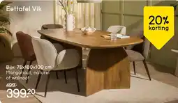 Leen Bakker Eettafel Vik aanbieding