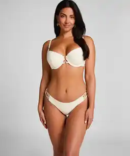 Hunkemoller Hunkemöller Bikinibroekje Crochet Wit aanbieding