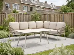 Kees Smit Bellagio Pinerolo dining loungeset 3-delig rechts aanbieding