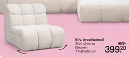 Leen Bakker Draaifauteuil aanbieding