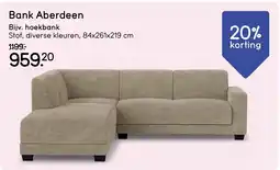 Leen Bakker Bank Aberdeen aanbieding