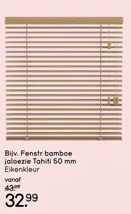 Leen Bakker Fenstr bamboe jaloezie Tahiti aanbieding