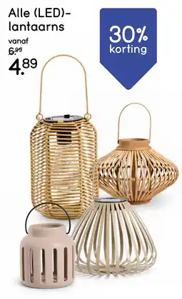 Leen Bakker Alle (LED) lantaarns aanbieding
