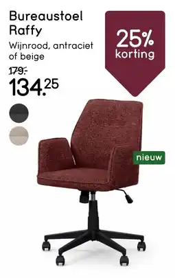 Leen Bakker Bureaustoel Raffy aanbieding