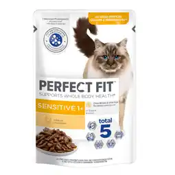 Zooplus 12x85g Sensitive 1+ Kip Perfect Fit Kattenvoer aanbieding