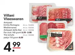 Sligro Villani Vleeswaren aanbieding
