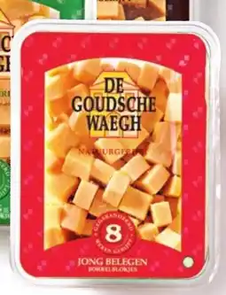 Sligro De Goudsche Waegh Kaasblokjes Jong aanbieding