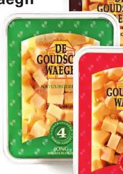 Sligro De Goudsche Waegh Kaasblokjes Jong belegen aanbieding