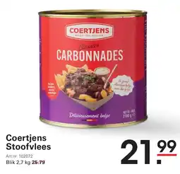 Sligro Coertjens Stoofvlees aanbieding