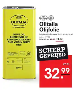 Sligro Olitalia Olijfolie aanbieding