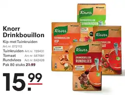 Sligro Knorr Drinkbouillon aanbieding