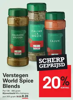 Sligro Verstegen World Spice Blends aanbieding