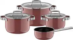 Coolblue WMF Fusiontec Mineral Pro Pannenset 4-delig Rose Quartz aanbieding