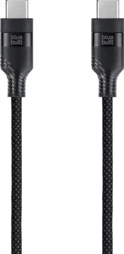 Coolblue BlueBuilt Usb C naar Usb C Kabel 3m Nylon Zwart aanbieding