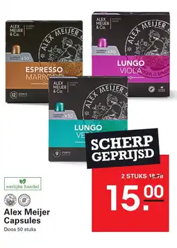 Sligro Alex Meijer Capsules aanbieding