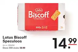 Sligro Lotus Biscoff Speculoos aanbieding