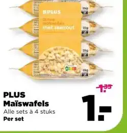 PLUS PLUS Maïswafels aanbieding