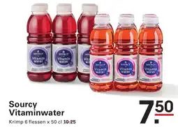 Sligro Sourcy Vitaminwater aanbieding