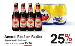 Sligro Amstel Rosé en Radler aanbieding