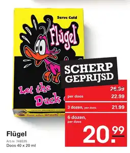 Sligro Flügel aanbieding