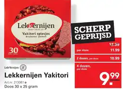 Sligro Lekkernijen Yakitori aanbieding