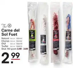 Sligro Carne del Sol Fuet aanbieding
