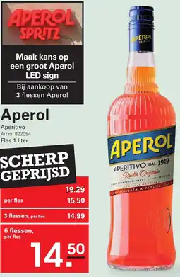 Sligro Aperol Aperitivo aanbieding