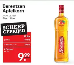 Sligro Berentzen Apfelkorn aanbieding