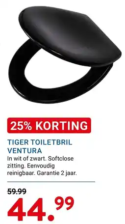 Kluswijs Tiger Toiletbril Ventura aanbieding