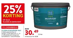 Kluswijs Kluswijs Muurverf aanbieding