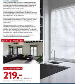 Kluswijs Houten jaloezieën aanbieding