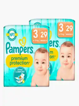 Flink Pampers Premium Protection Luiers Maat 3 29st. 2x aanbieding