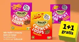 Albert Heijn Alle Holie's crunchy bars en loops aanbieding