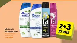 Albert Heijn Alle Head & Shoulders en Fa aanbieding