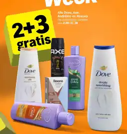 Albert Heijn Alle Dove, Axe, Andrélon en Rexona aanbieding