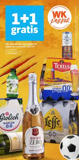 Albert Heijn Alle alcoholvrije speciaalbieren, wijnen en mocktails aanbieding