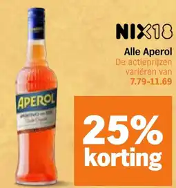 Albert Heijn Alle Aperol aanbieding