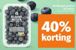 Albert Heijn AH Blauwe bessen aanbieding