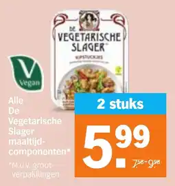 Albert Heijn Alle De Vegetarische Slager maaltijdcomponenten aanbieding