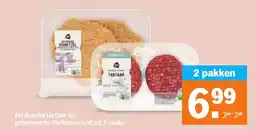 Albert Heijn AH Rundertartaar en gepaneerde Varkensschnitzel aanbieding