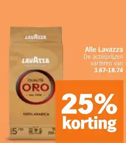 Albert Heijn Alle Lavazza aanbieding