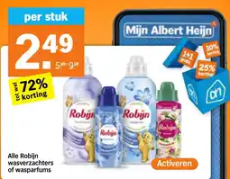 Albert Heijn Alle Robijn wasverzachters of wasparfums aanbieding