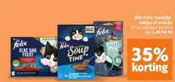 Albert Heijn Alle Felix maaltijd zakjes of snacks aanbieding