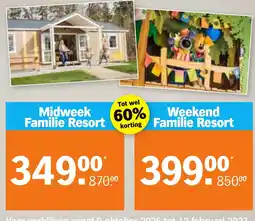 Albert Heijn Midweek Familie Resort aanbieding