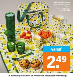 Albert Heijn S&A picknick items aanbieding